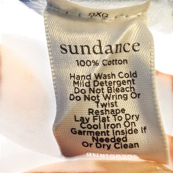 Sundance Women Chunky Knit Cardigan Blue M Crochet Boho Cottagecore Quiet Luxury - Picture 7 of 11